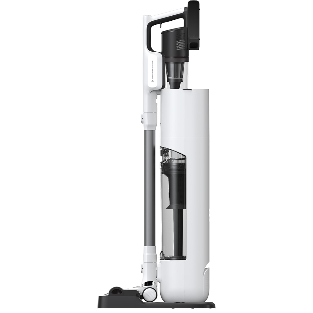 Aspirator vertical TINECO Pure One Station 5 VS1C1200DE, 0.45l, 25.2V, autonomie max 70 min, alb-negru