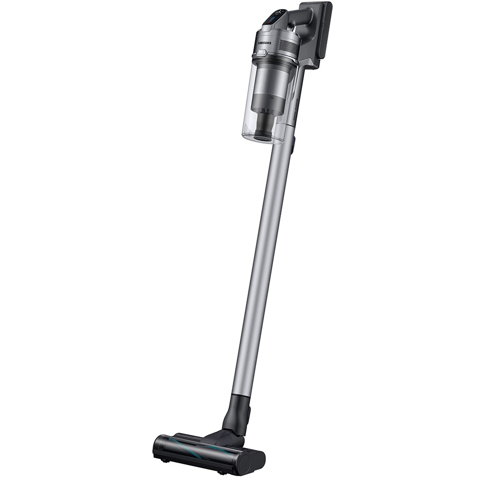 Aspirator vertical SAMSUNG Jet 75 Pet Extra VS20T7566T5/GE, 0.8l, 21.9V, autonomie max 120 min, argintiu inchis-negru