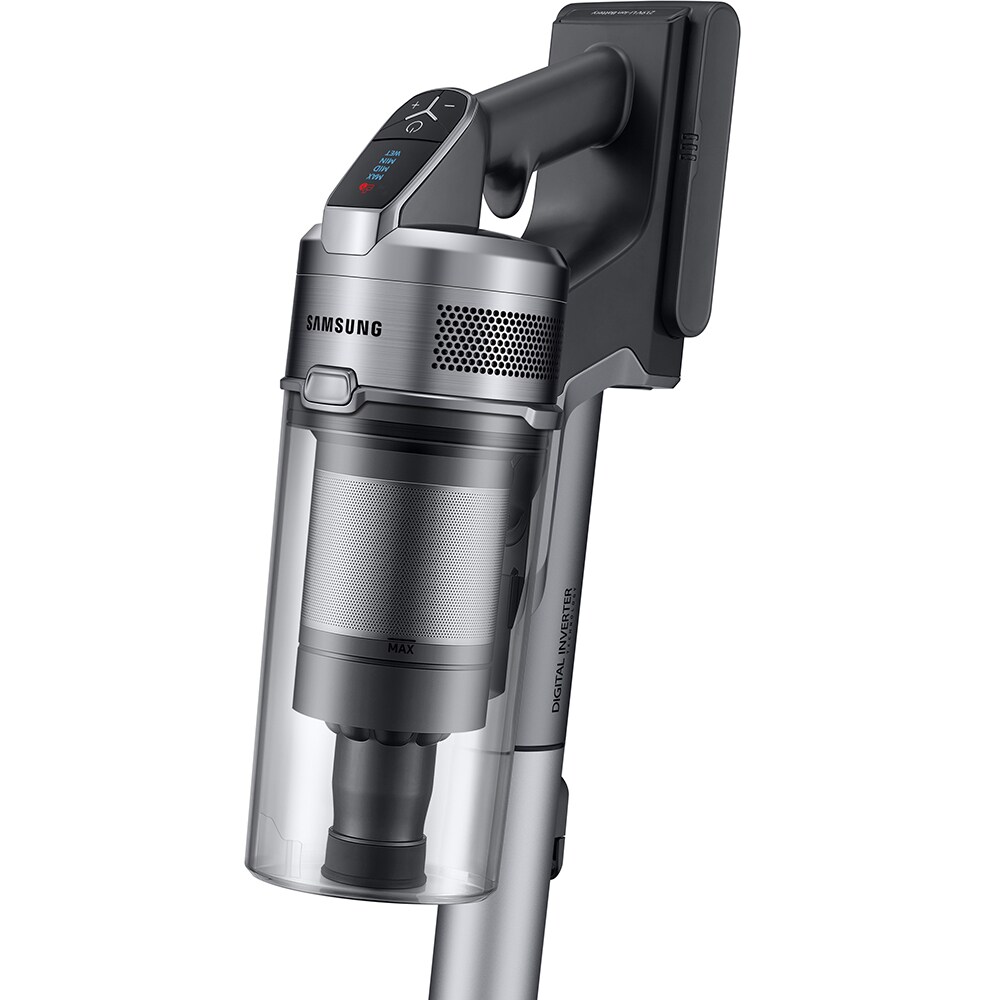 Aspirator vertical SAMSUNG Jet 75 Pet Extra VS20T7566T5/GE, 0.8l, 21.9V, autonomie max 120 min, argintiu inchis-negru