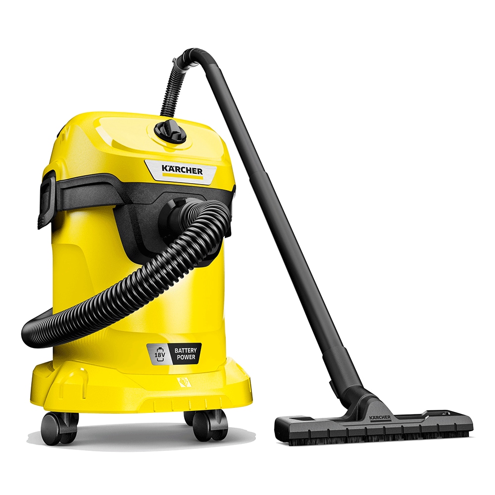 Aspirator fara sac KARCHER WD 3 18, 17l, 225W, 78dB, galben-negru