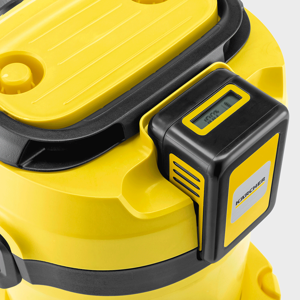 Aspirator fara sac KARCHER WD 3 18, 17l, 225W, 78dB, galben-negru