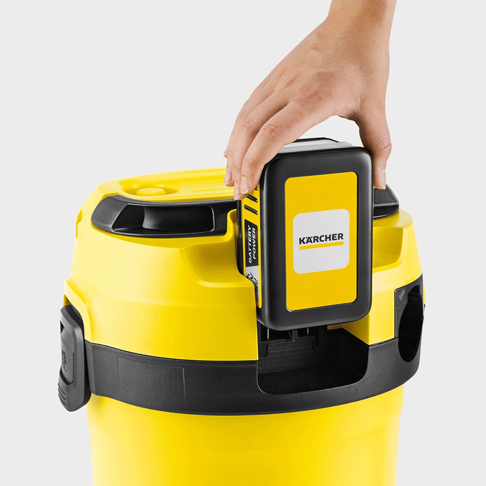 Aspirator fara sac KARCHER WD 3 18, 17l, 225W, 78dB, galben-negru