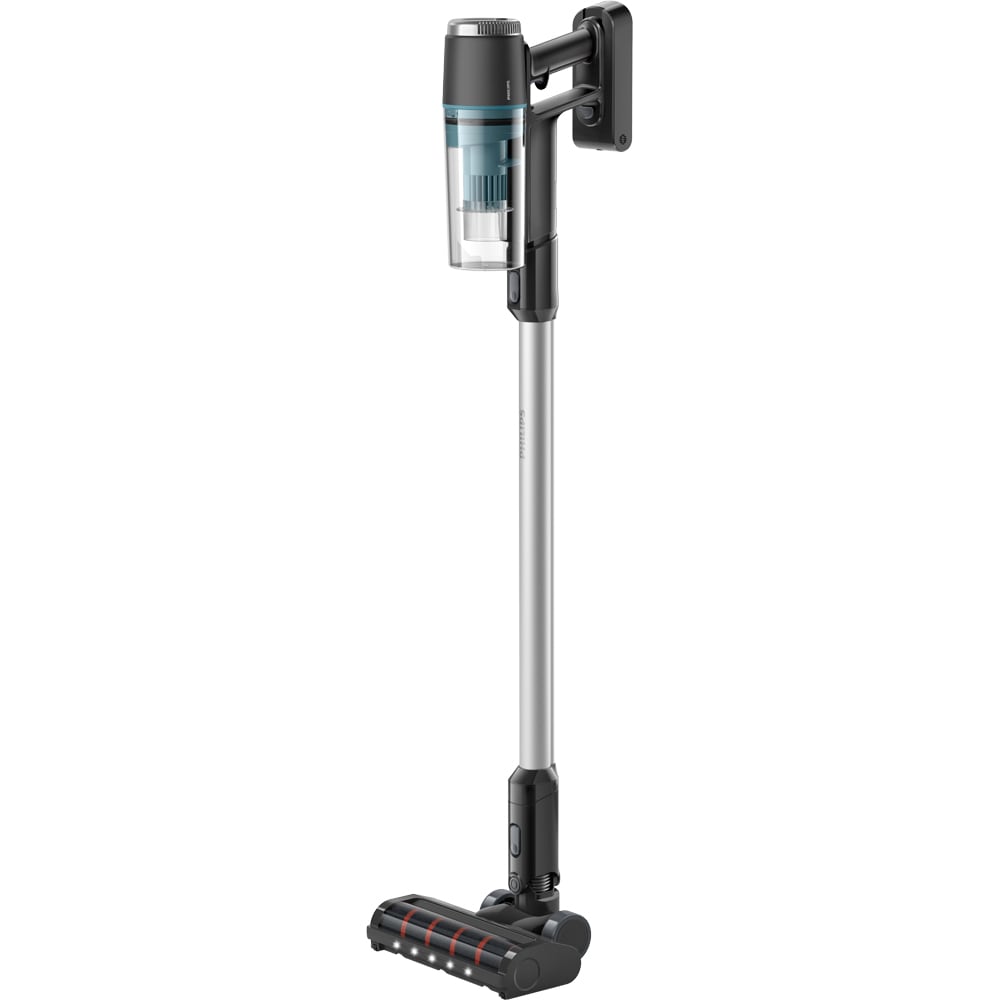 Aspirator vertical PHILIPS XC3031/01, 25.2 V, 0.27l, autonomie max 60 min, PowerCyclone 8, negru-albastru