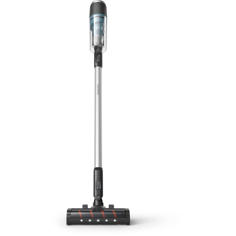 Aspirator vertical PHILIPS XC3031/01, 25.2 V, 0.27l, autonomie max 60 min, PowerCyclone 8, negru-albastru