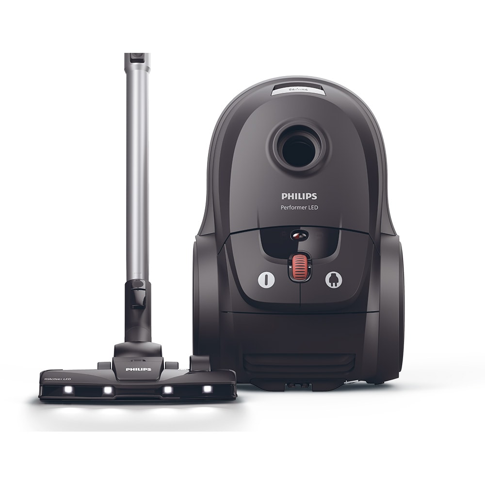 Aspirator cu sac PHILIPS XD8122/10, 4l, 900W, 77dB, negru