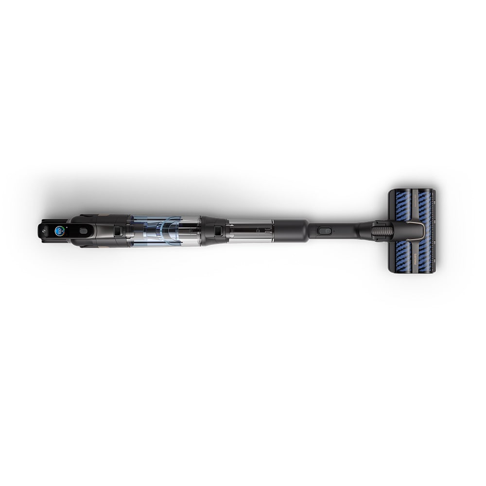 Aspirator vertical PHILIPS AquaTrio Seria 9000 XW9463/11, 0.45l, 25.2V, autonomie max 58 min, PowerCyclone Aqua, albastru-negru