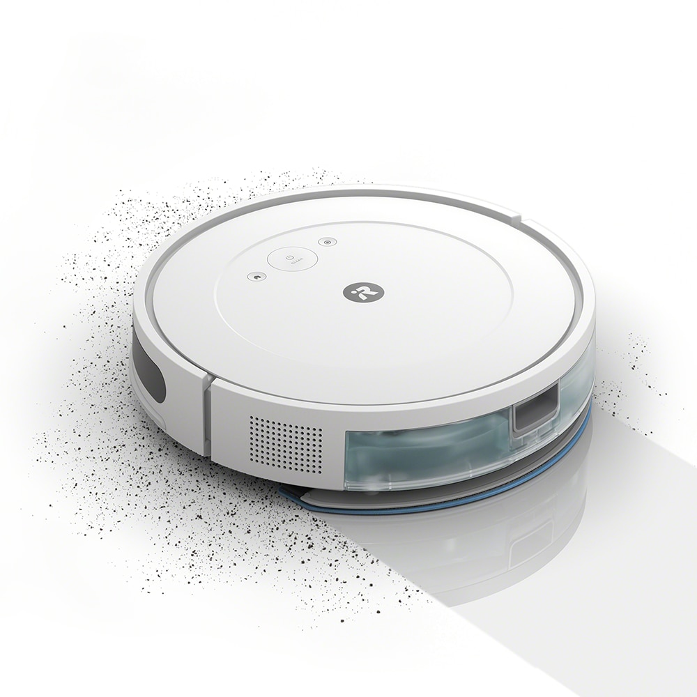 Aspirator robot IROBOT Combo Essential Y011240, 0.4l, autonomie max 120 min, functie mop, alb