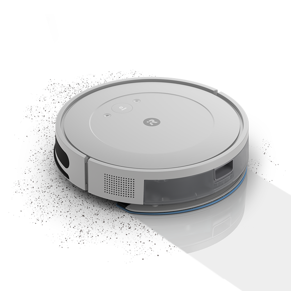 Aspirator robot IROBOT Combo Essential Y011640, 0.4l, autonomie max 120 min, functie mop, negru