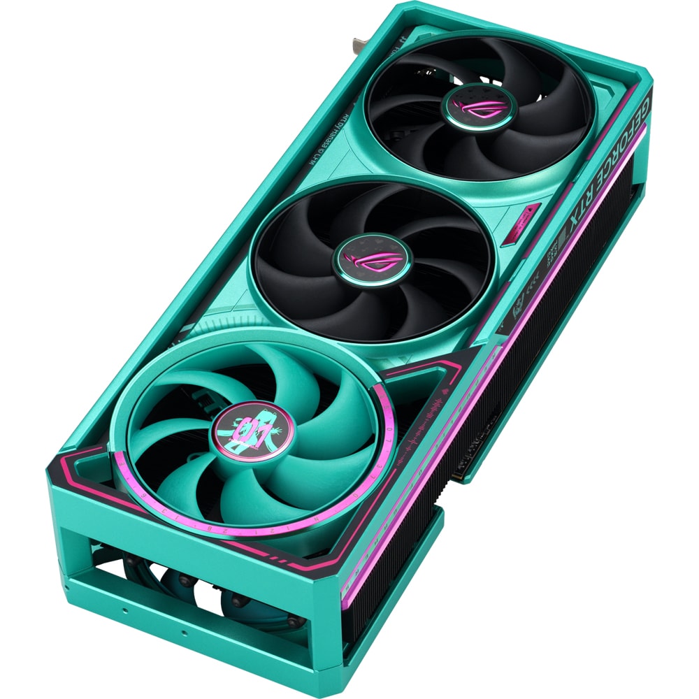 Placa video ASUS ROG Astral GeForce RTX 5080 OC HATSUNE MIKU Edition, 16GB GDDR7, 256bit