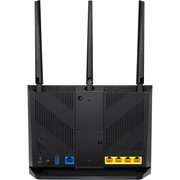 Router Wireless Gigabit ASUS RT-AC65P, Dual-Band 450 + 1300 Mbps, USB 3.1, negru