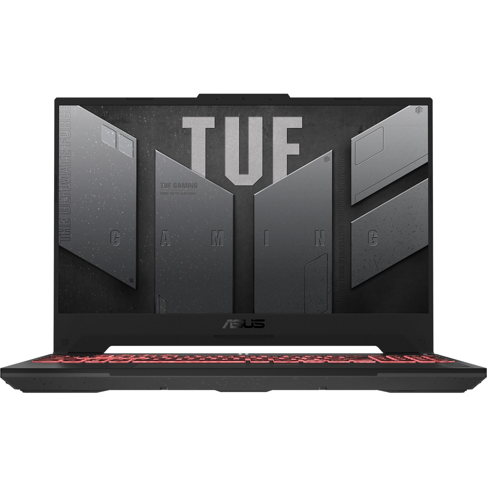Laptop Gaming ASUS TUF A15 FA507UV-LP170, AMD Ryzen 9 8945H pana la 5.2GHz, 15.6" FHD, 16GB, SSD 512GB, NVIDIA GeForce RTX 4060 8GB, Free DOS, Mecha Gray