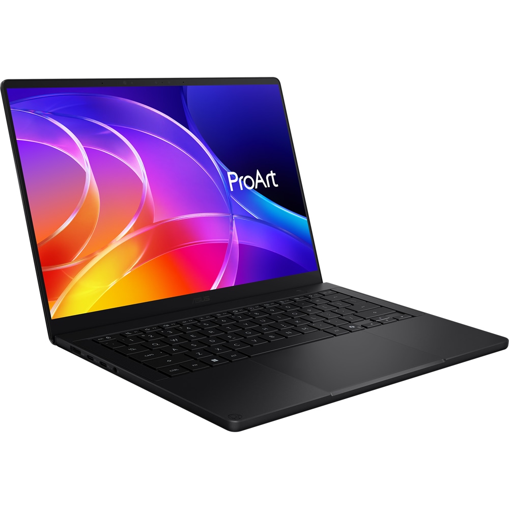 Laptop ASUS ProArt P14 OLED H7407BA-SM038X, NVIDIA RTX Spark N1X pana la 4GHz, 14" 3K Touch, 64GB, SSD 1TB, NVIDIA Blackwell, Windows 11 Pro, Nano Black