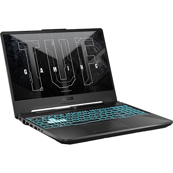 Laptop Gaming ASUS TUF A15 FA506NC-HN012, AMD Ryzen 5 7535HS pana la 4.5GHz, 15.6" FHD, 16GB, SSD 512GB, NVIDIA GeForce RTX 3050 4GB, Free DOS, Graphite Black