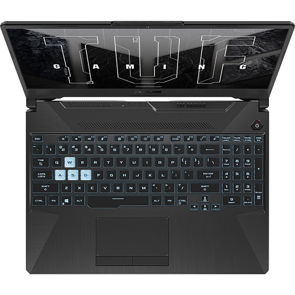 Laptop Gaming ASUS TUF A15 FA506NC-HN012, AMD Ryzen 5 7535HS pana la 4.5GHz, 15.6" FHD, 16GB, SSD 512GB, NVIDIA GeForce RTX 3050 4GB, Free DOS, Graphite Black