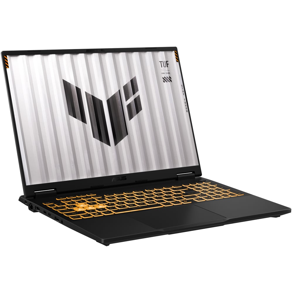 Laptop Gaming ASUS TUF F16 FX608JH-RV010, Intel Core i5-13450HX pana la 4.6GHz, 16" WUXGA, 16GB, SSD 512GB, NVIDIA GeForce RTX 5050 8GB, Free DOS, Jaeger Gray
