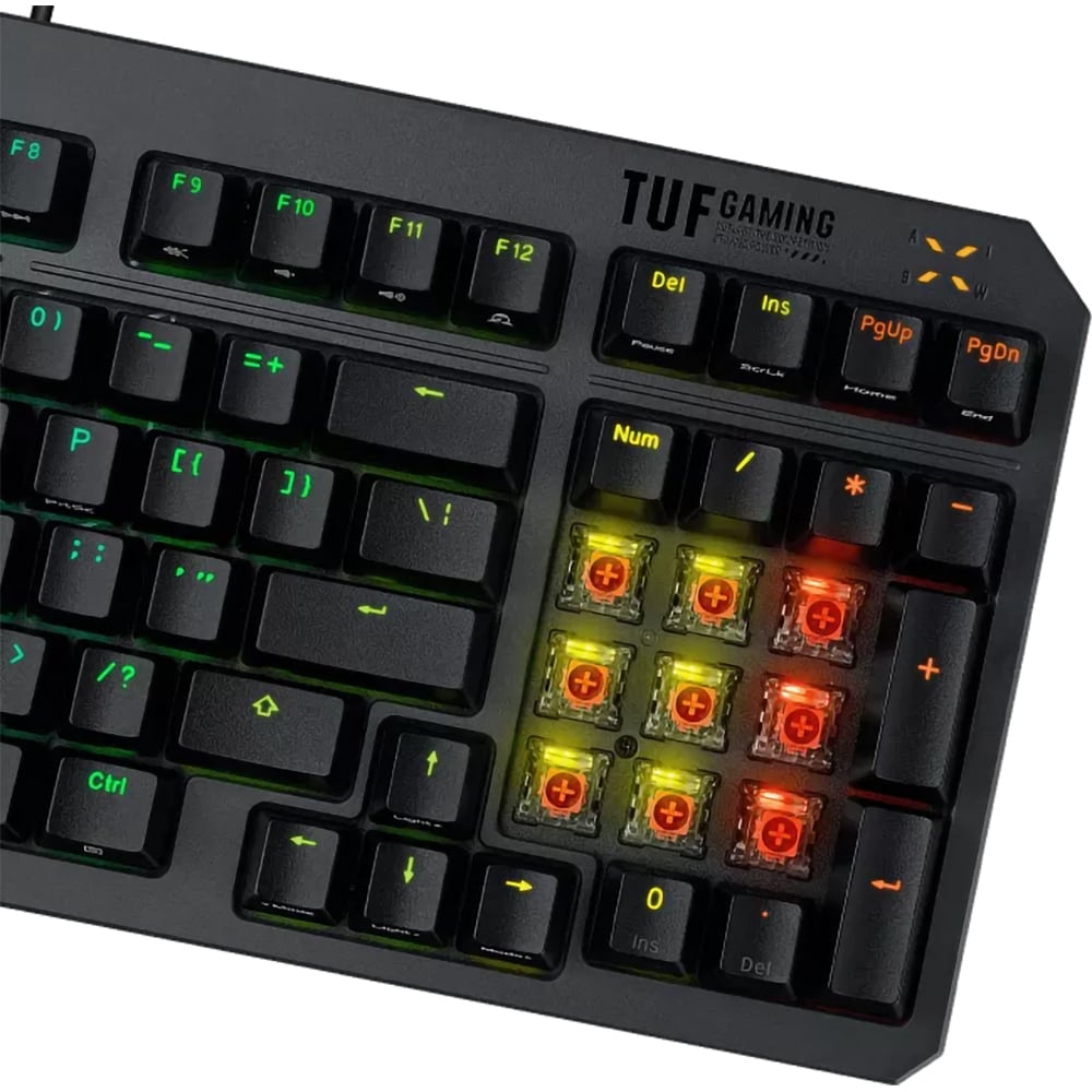 Tastatura Gaming Mecanica ASUS Tuf Gaming K3 Gen II, USB, Layout US, negru