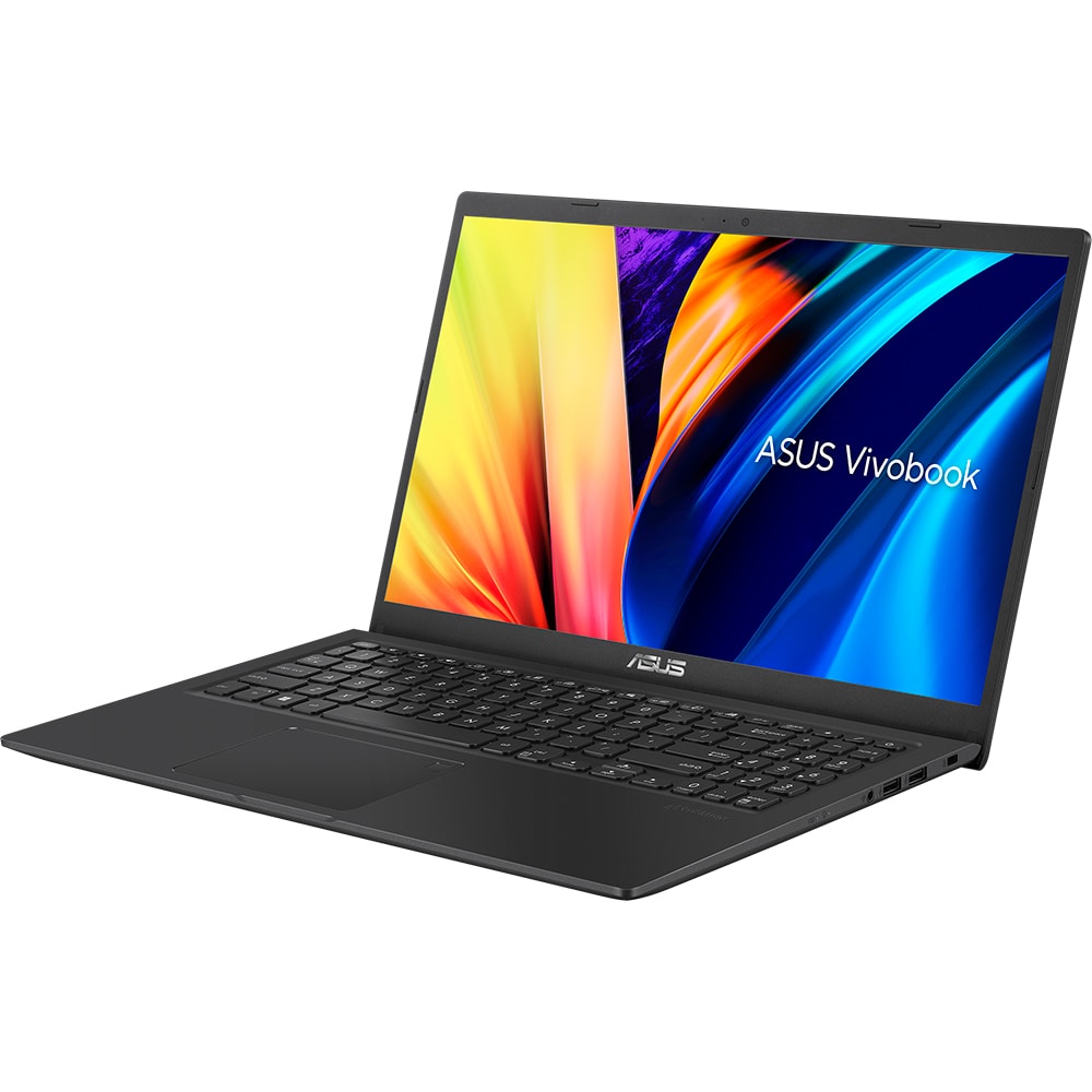 Laptop ASUS Vivobook 15 R1500EA-BQ3332, Intel Core i7-1165G7 pana la 4.7GHz, 15.6" Full HD, 8GB, SSD 512GB, Intel Iris Xe, Free DOS, negru