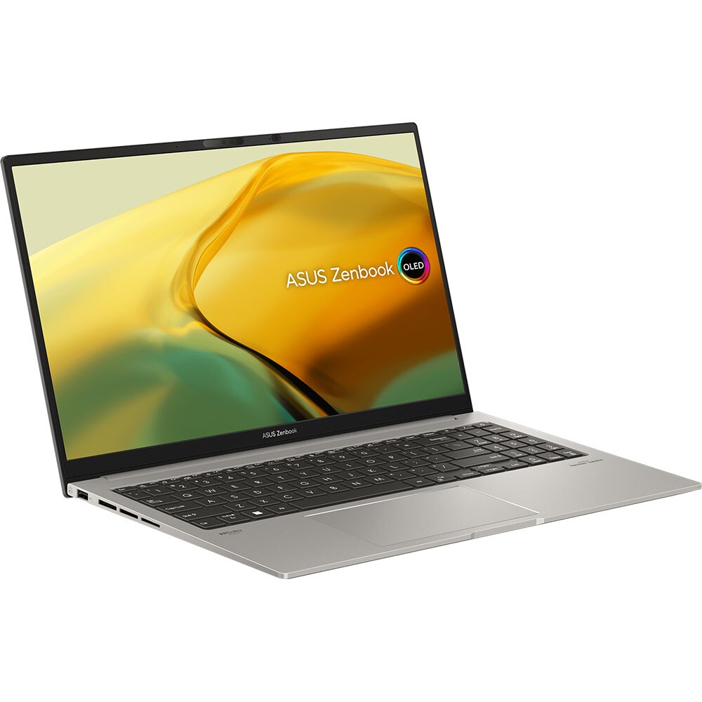 Laptop ASUS Zenbook 15 OLED UM3504DA-MA175X, AMD Ryzen 7 7735U pana 4.75GHz, 15.6" 2.8K, 32GB, SSD 1TB, AMD Radeon 680M, Windows 11 Pro, Basalt Grey