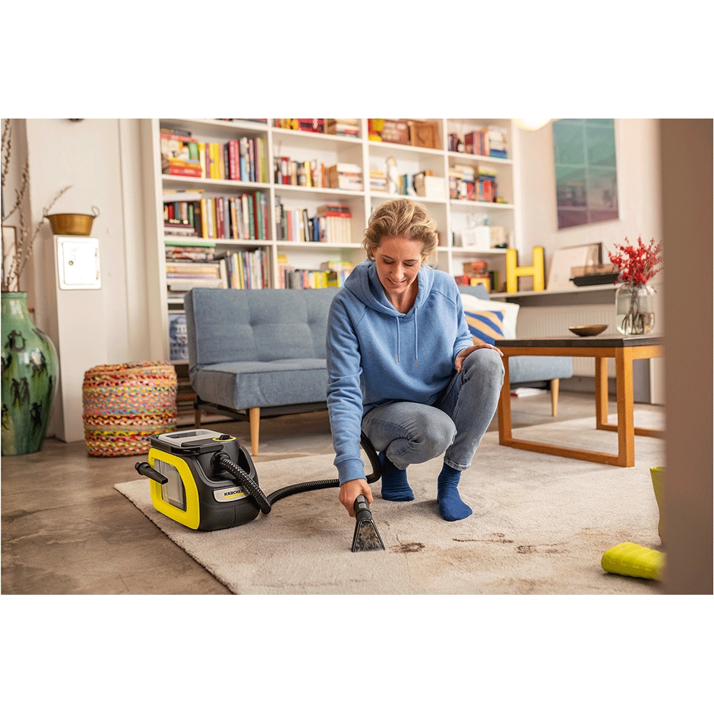 Aspirator cu spalare KARCHER SE 3-18 Compact, 1.3l, 200W, galben-negru