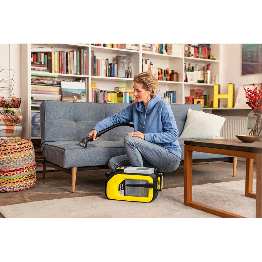 Aspirator cu spalare KARCHER SE 3-18 Compact, 1.3l, 200W, galben-negru