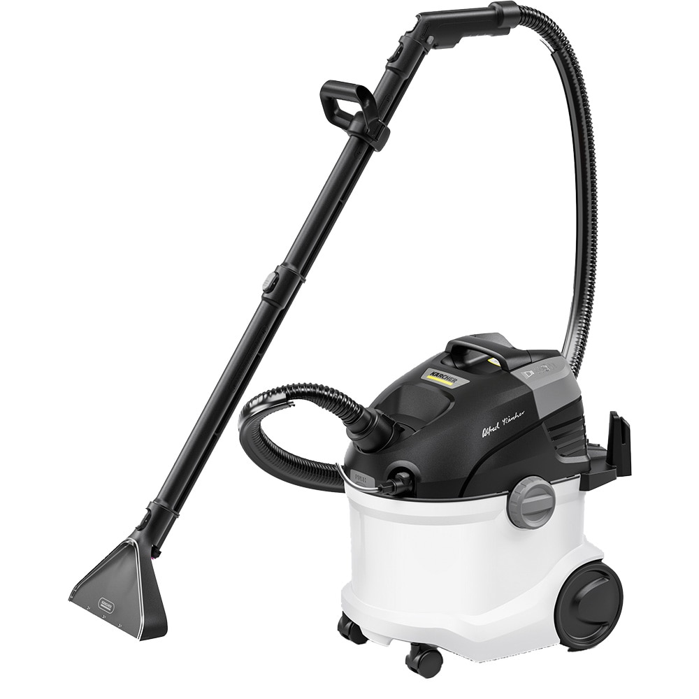 Aspirator cu spalare KARCHER SE 6 Signature Line, 4l, 1000W, alb-negru