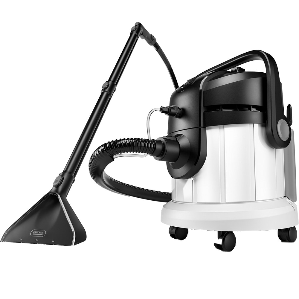 Aspirator cu spalare KARCHER SE 6 Signature Line, 4l, 1000W, alb-negru