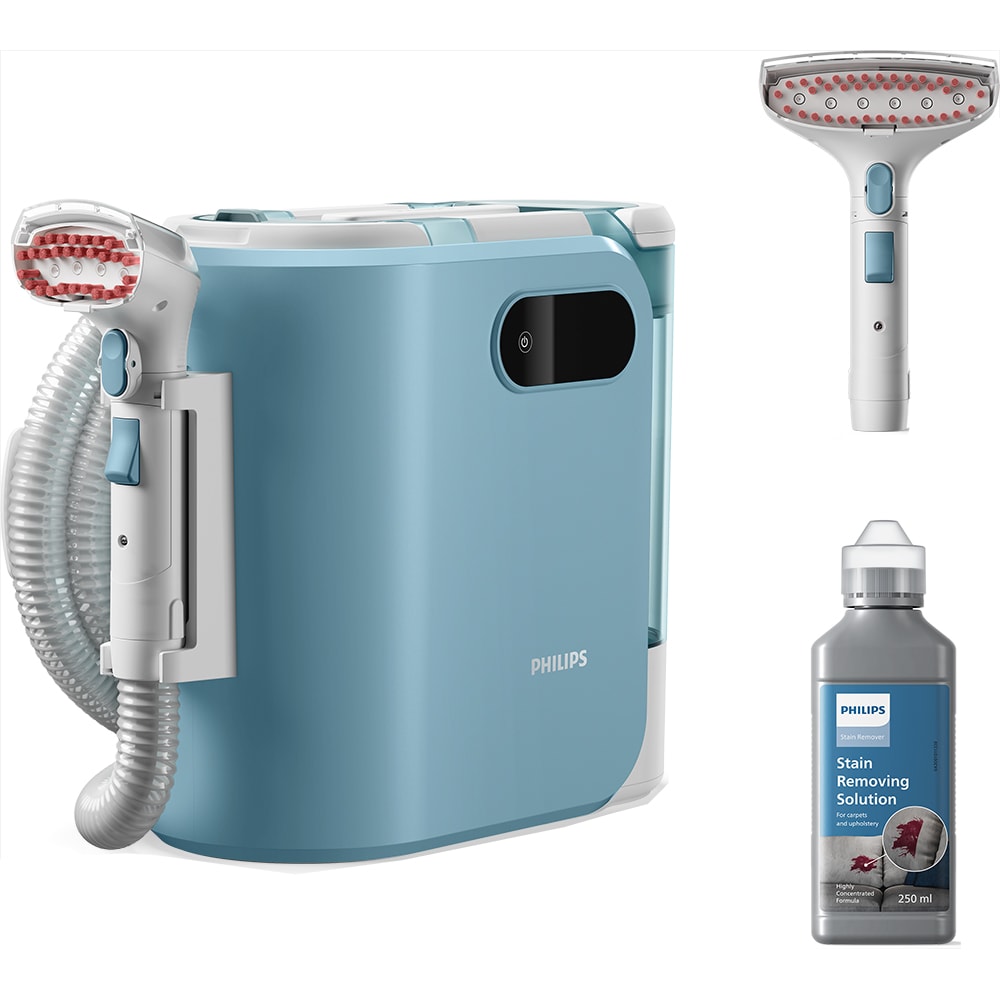 Aparat de curatat pete PHILIPS Seria 3000 XW3193/11, 1.6l, 400W, 81dB, albastru-gri
