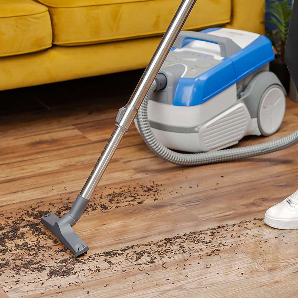 Aspirator cu spalare ZELMER Leon ZVC9150D, 3.5l, 2100W, gri-albastru