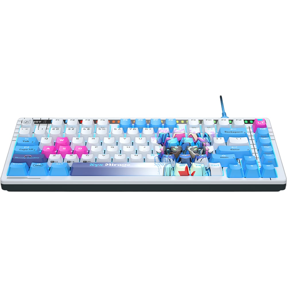 Tastatura Gaming mecanica A4TECH Bloody AT75 Nyx Mirage, USB, Layout US, multicolor