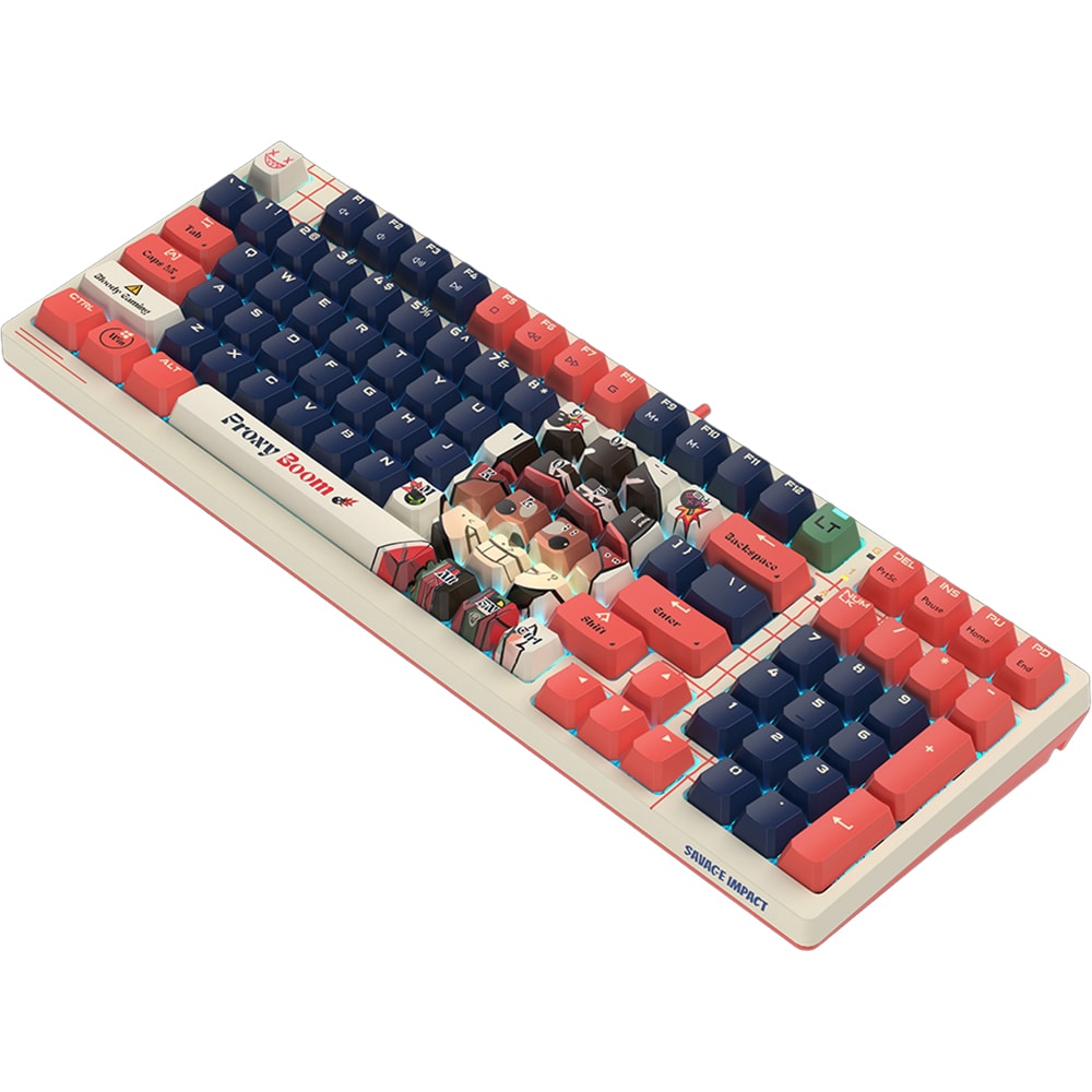 Tastatura Gaming mecanica A4TECH Bloody AT98 Proxy Bloom, USB, Layout US, multicolor