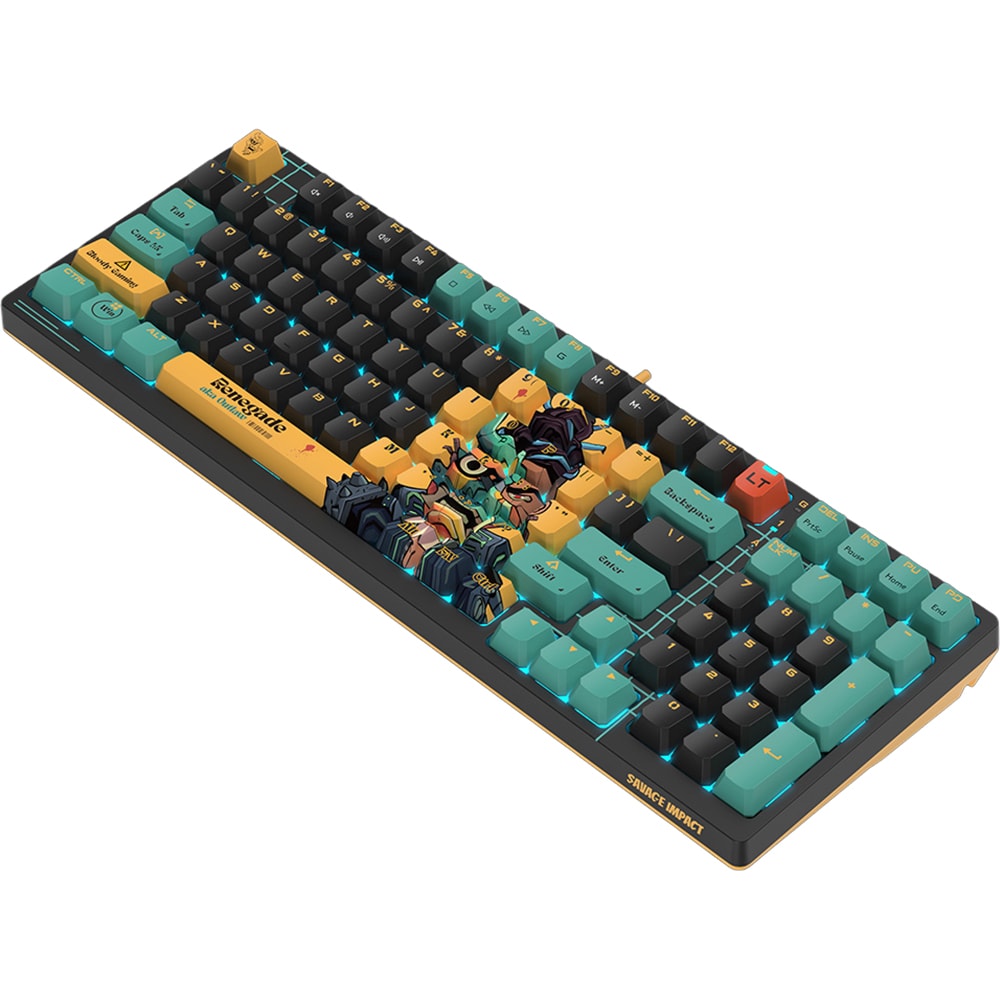 Tastatura Gaming mecanica A4TECH Bloody AT98 Renegade, USB, Layout US, multicolor