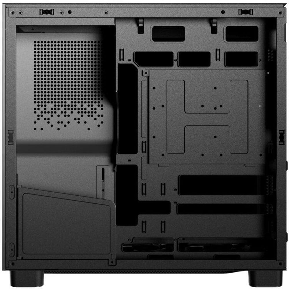 Carcasa PC GAMDIAS ATLAS M4, USB 3.0, USB Type C, Fara sursa, iluminare ARGB, negru