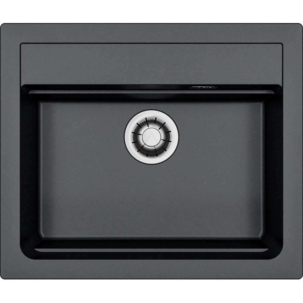 Chiuveta bucatarie ALVEUS Atrox 30 A91, 1 cuva, compozit granit, negru
