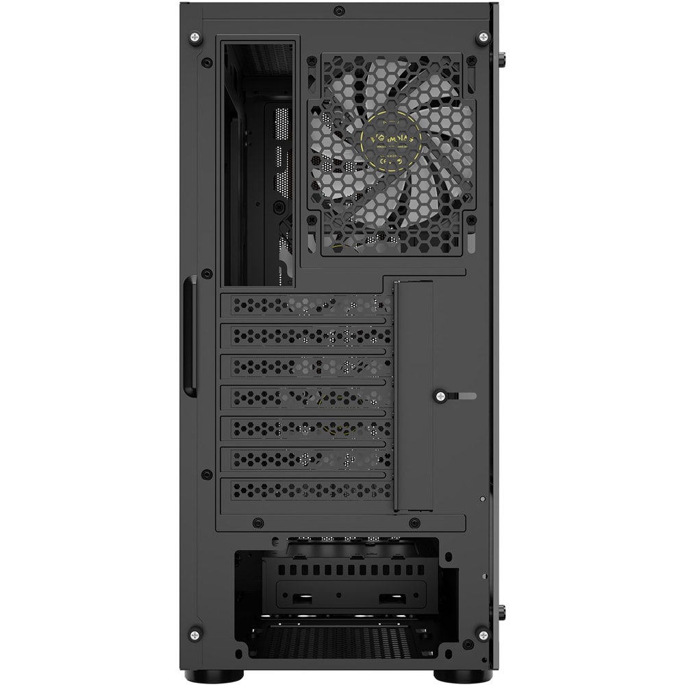 Carcasa PC GAMDIAS AURA GC4 ARGB, USB 3.0, Fara sursa, iluminare ARGB, negru