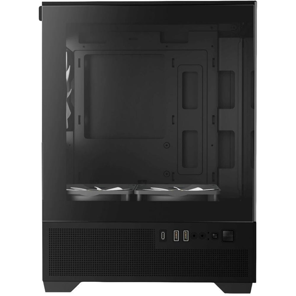 Carcasa PC GAMDIAS Aura GC9M Elite ARGB, USB Type C, Fara sursa, iluminare ARGB, negru