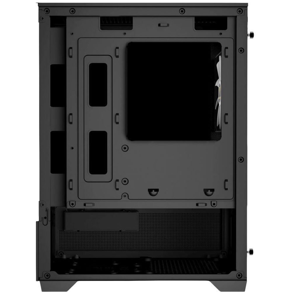 Carcasa PC GAMDIAS Aura GC9M Elite ARGB, USB Type C, Fara sursa, iluminare ARGB, negru