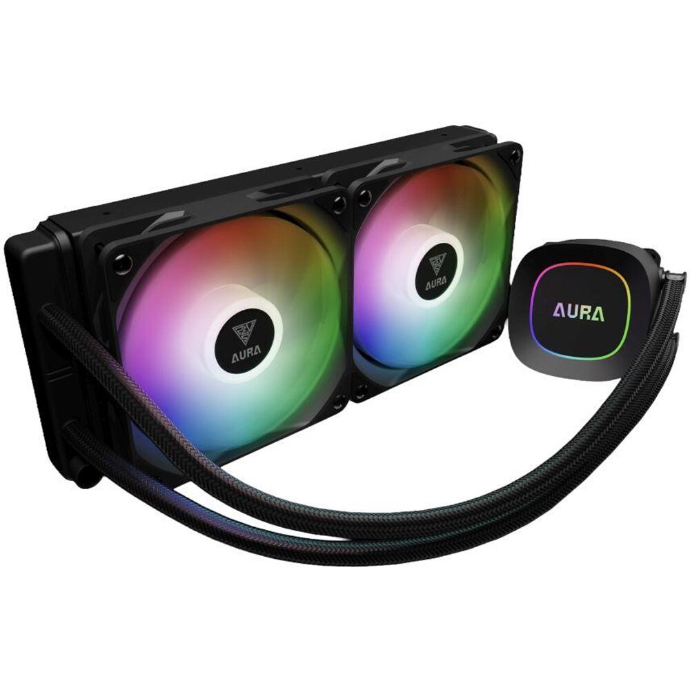 Cooler procesor cu racire lichida GAMDIAS Aura GL240 Lite, 2x120mm