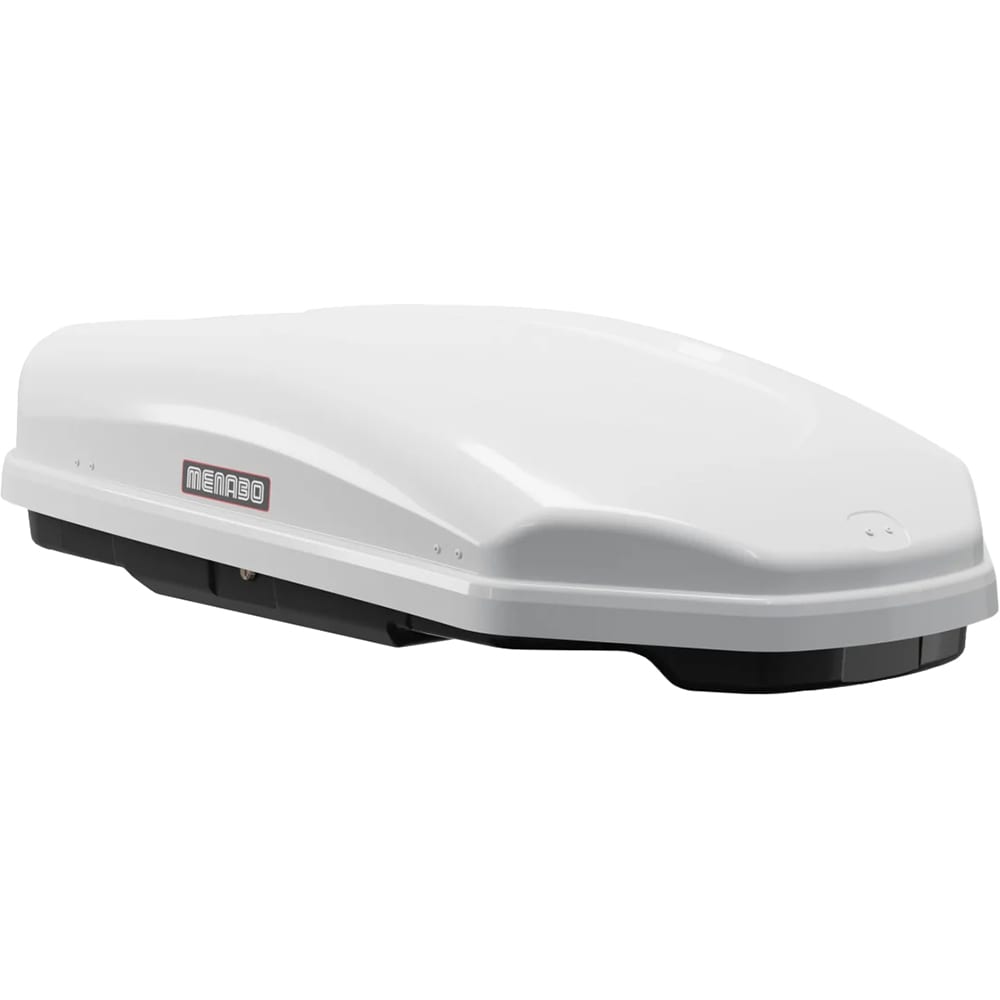 Cutie portbagaj MENABO Satellite, 330l, alb lucios