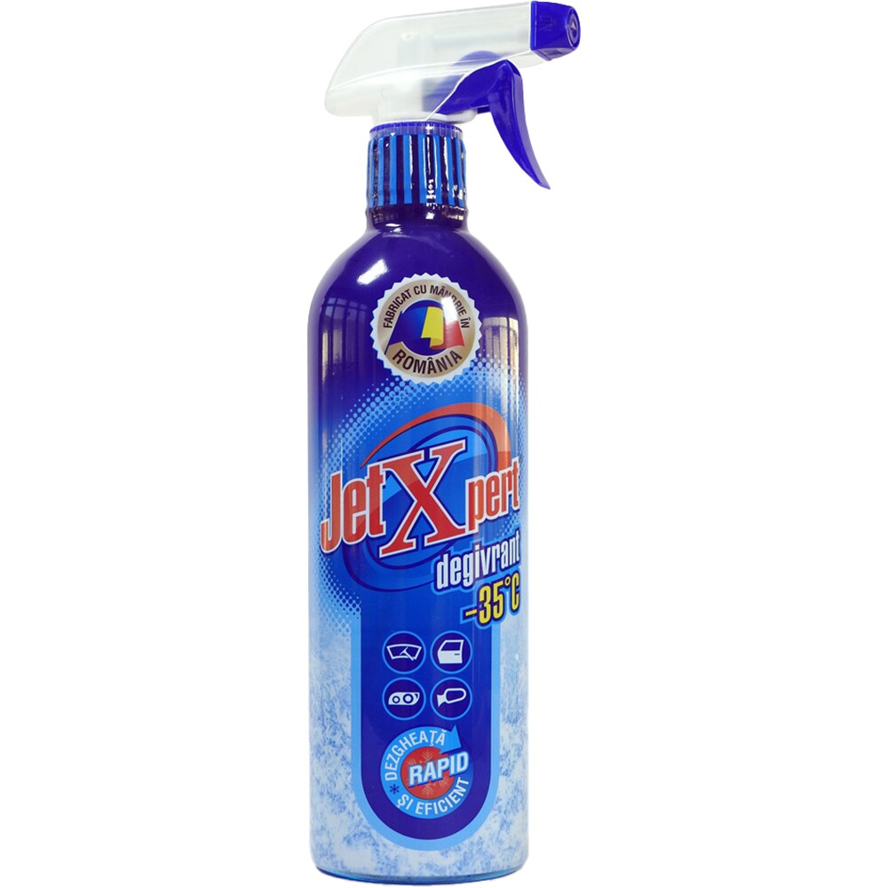 Solutie dezghetare parbriz JETXPERT, 750ml, pana la -35 grade C