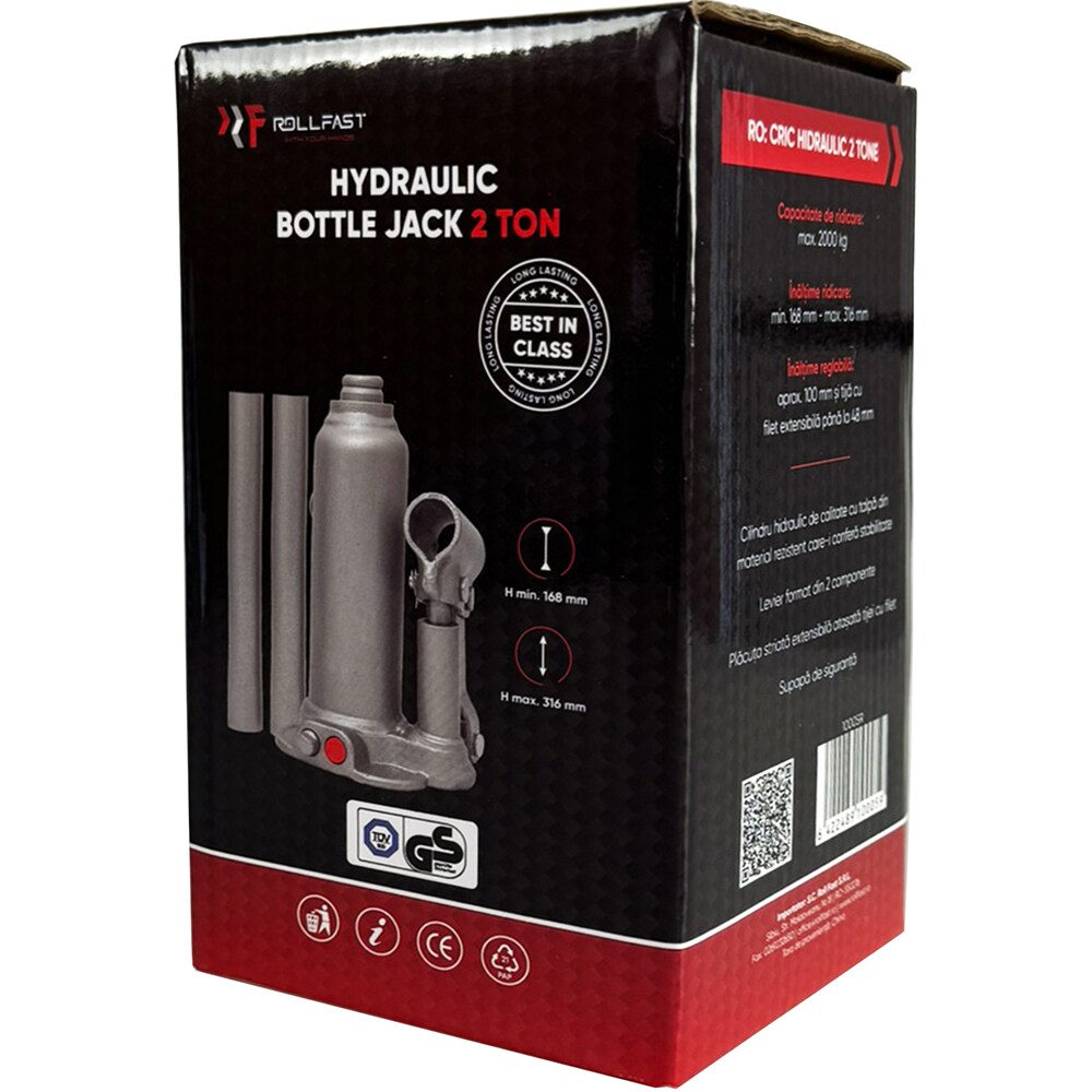 Cric hidraulic ROLL FAST 10005R, 2tone, gri