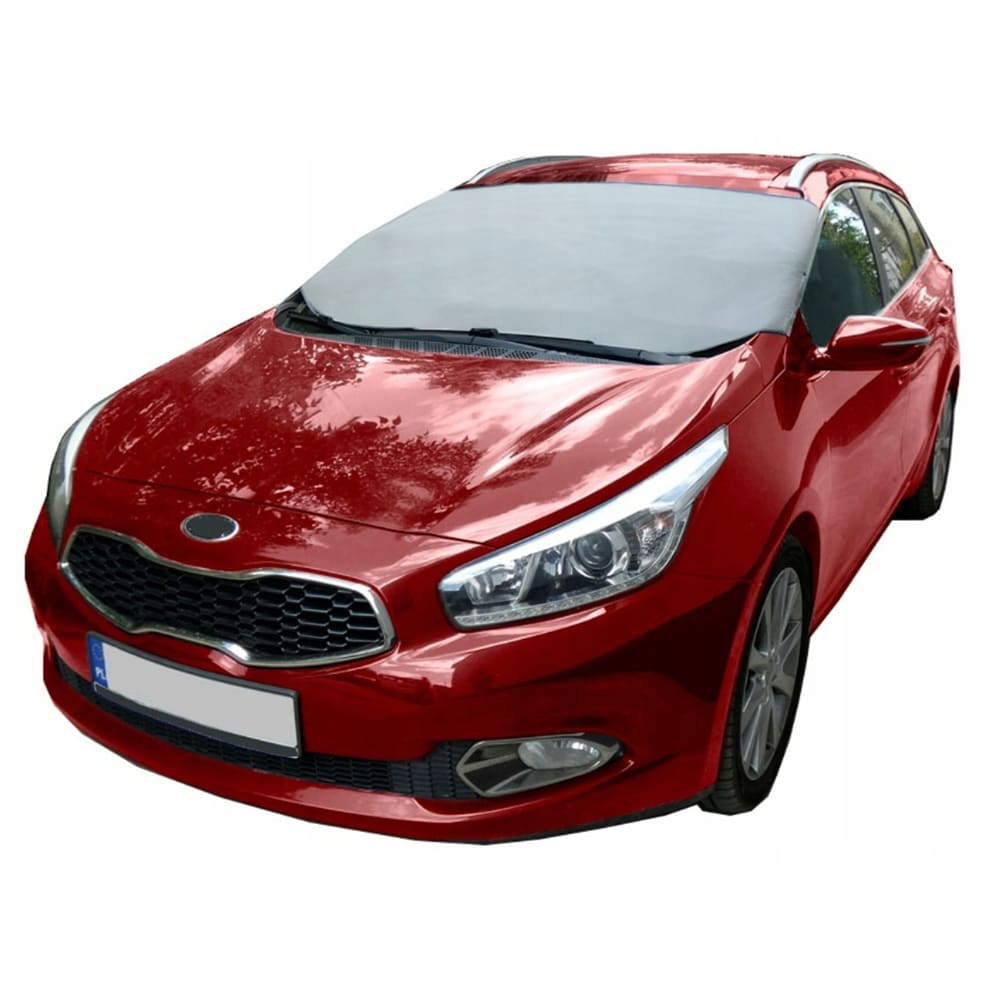 Protectie parbriz CARPASSION, vara-iarna, 175 x 95 x 145cm, gri