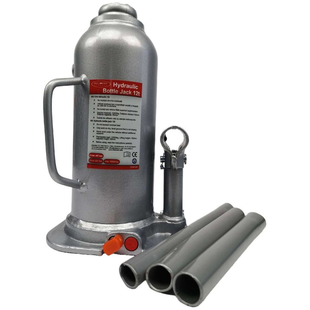 Cric hidraulic ROLL FAST 10012R, 12 tone, gri