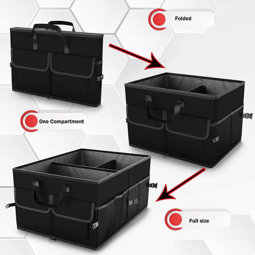 Organizator portbagaj ROLL FAST 10020R, 55 x 40 x 26 cm. negru