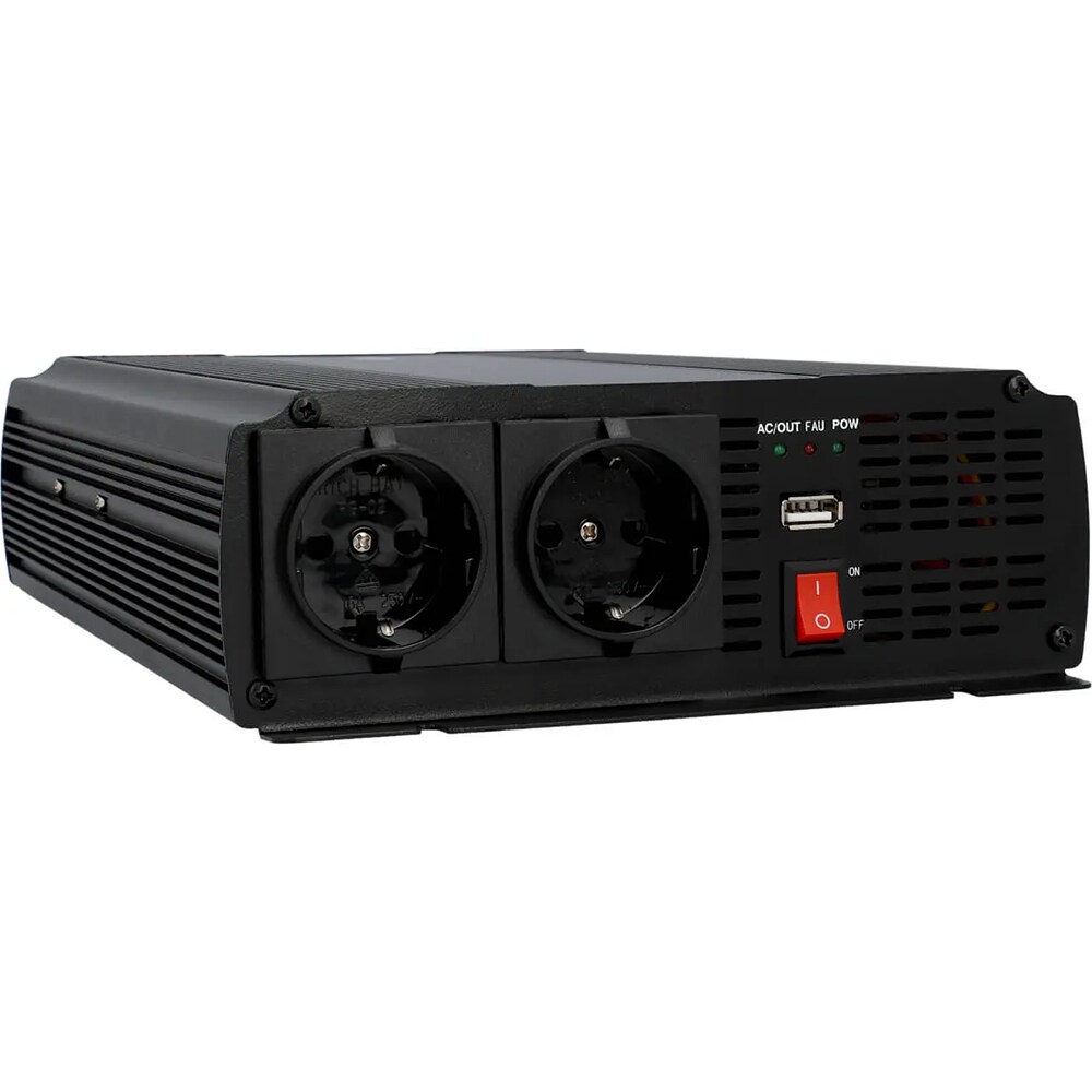 Invertor de tensiune AEG 10057, 1000W, 12V, 230V