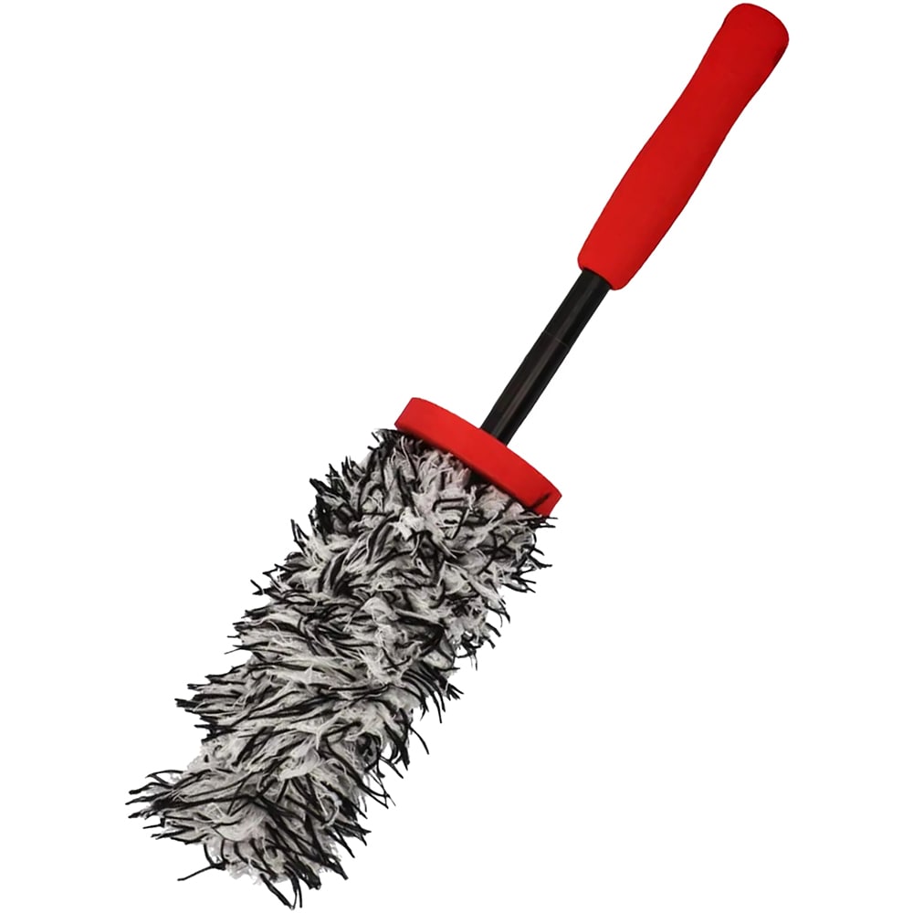 Perie curatat jante NIGRIN Rim Brush, negru-rosu