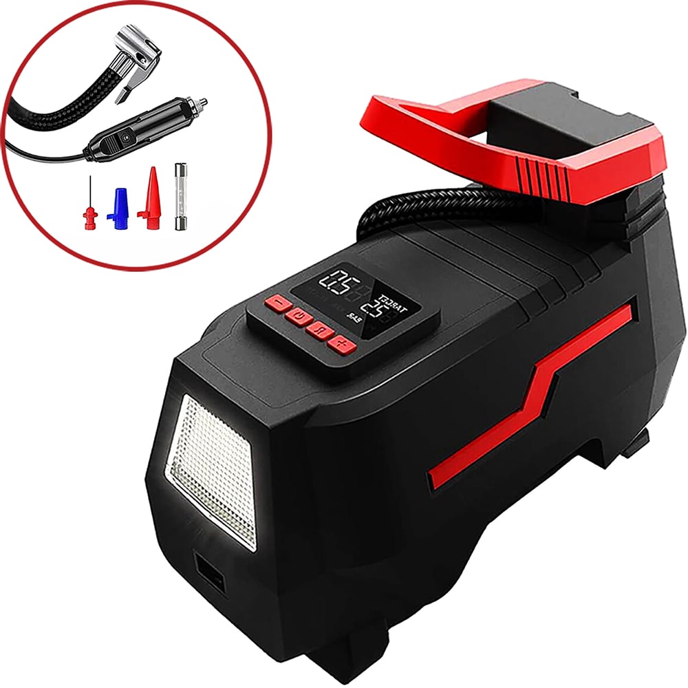 Compresor auto ROLL FAST 10840R, lanterna, 10bar, 12V