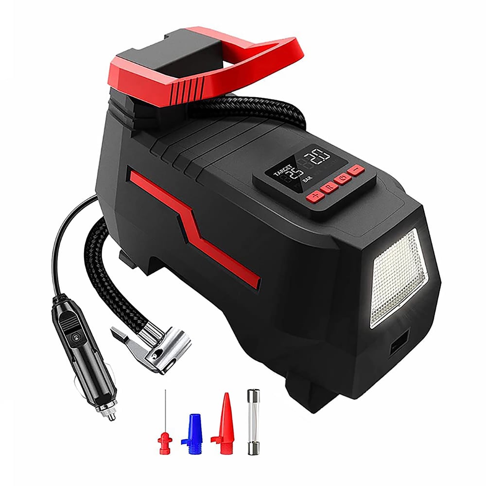 Compresor auto ROLL FAST 10840R, lanterna, 10bar, 12V