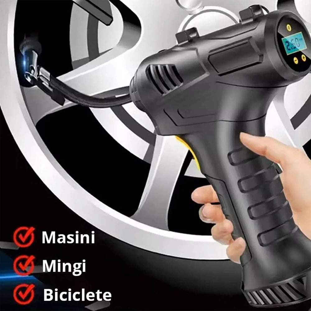Compresor auto ROLL FAST 10853R, 10bar, 12V