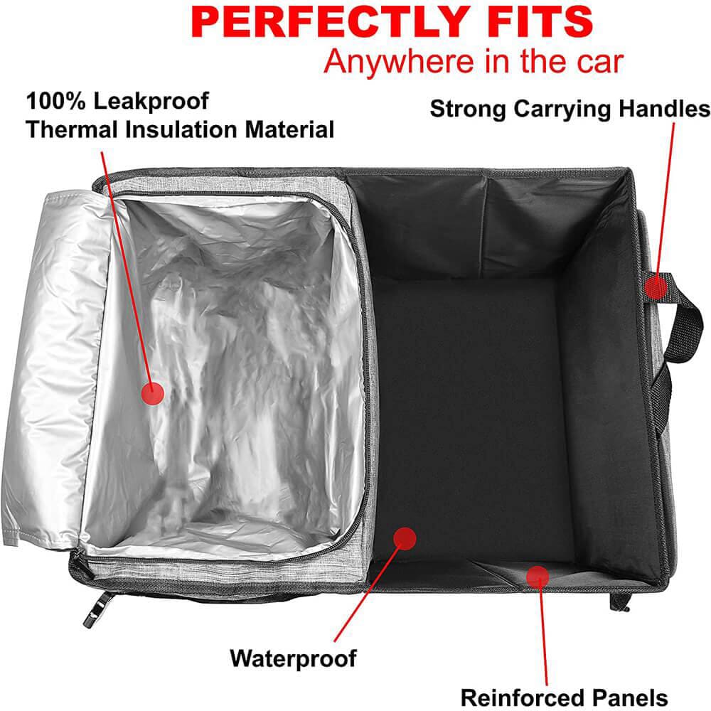 Organizator portbagaj ROLL FAST 10890R, 54 x 38 x 27 cm. gri