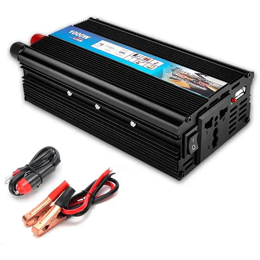 Invertor de tensiune CARMAER 11001R, 1000W, 12V, 220V